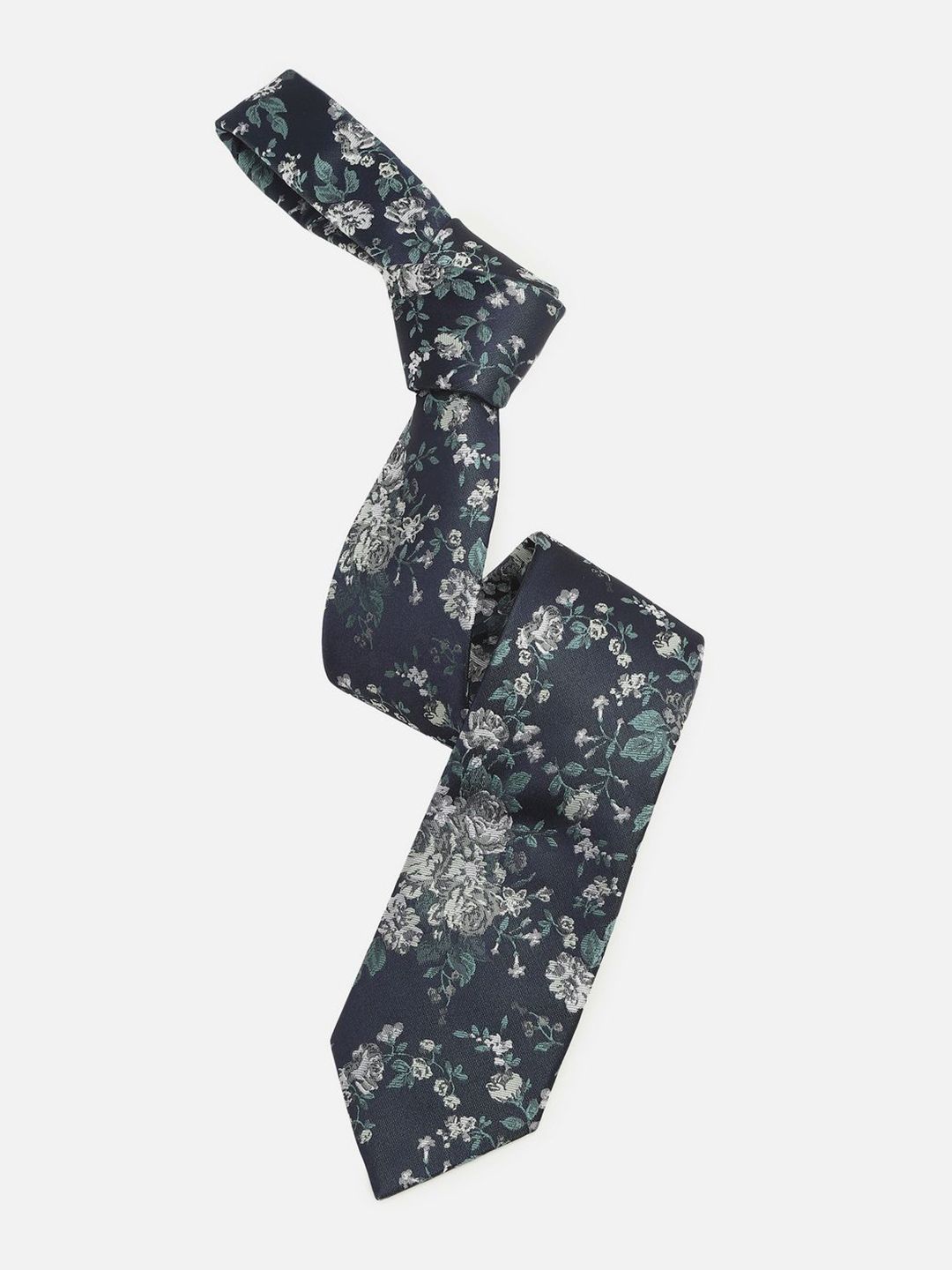 Van Heusen Van Heusen Men Floral Embroidered Skinny Tie