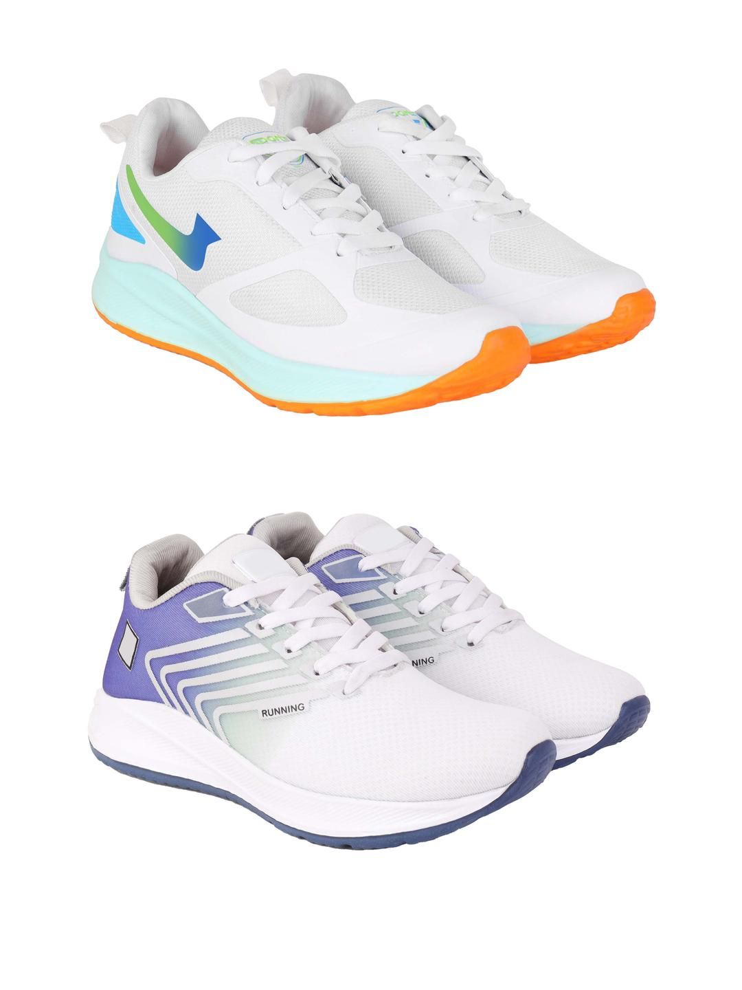 DRACKFOOT Men Set of 2 Running Non-Marking Shoes