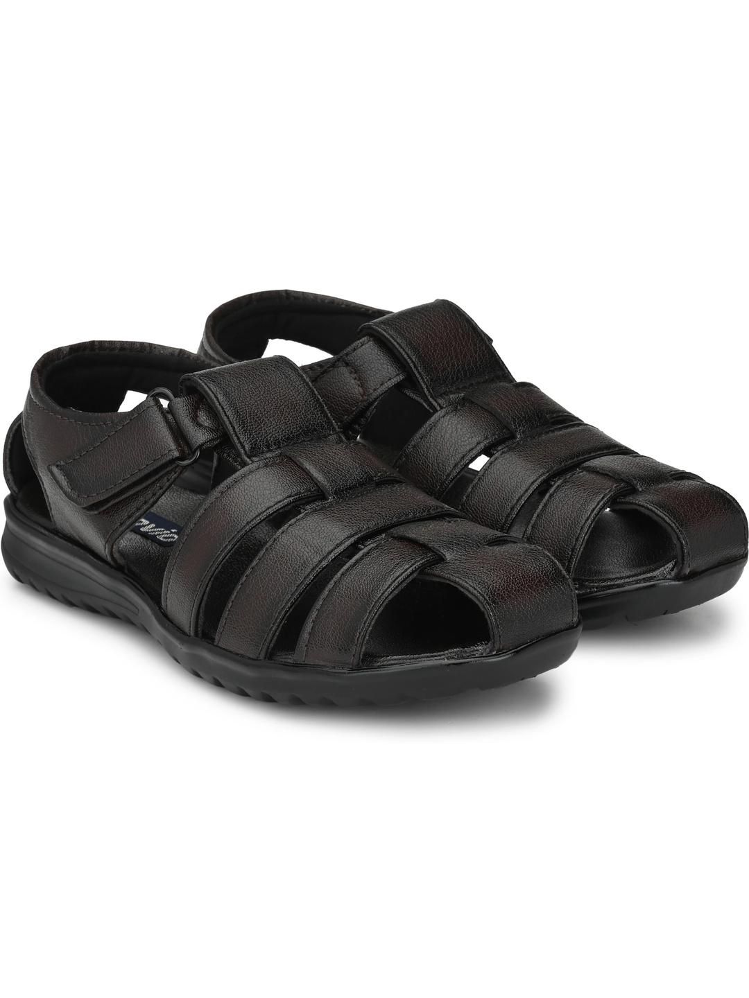 Browalk Men Brown Synthetic Leather Sandals