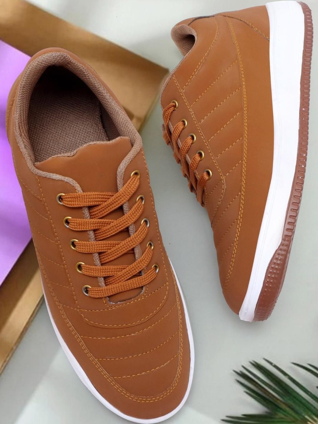 Groofer Men Walking Lace Up Marking Shoes