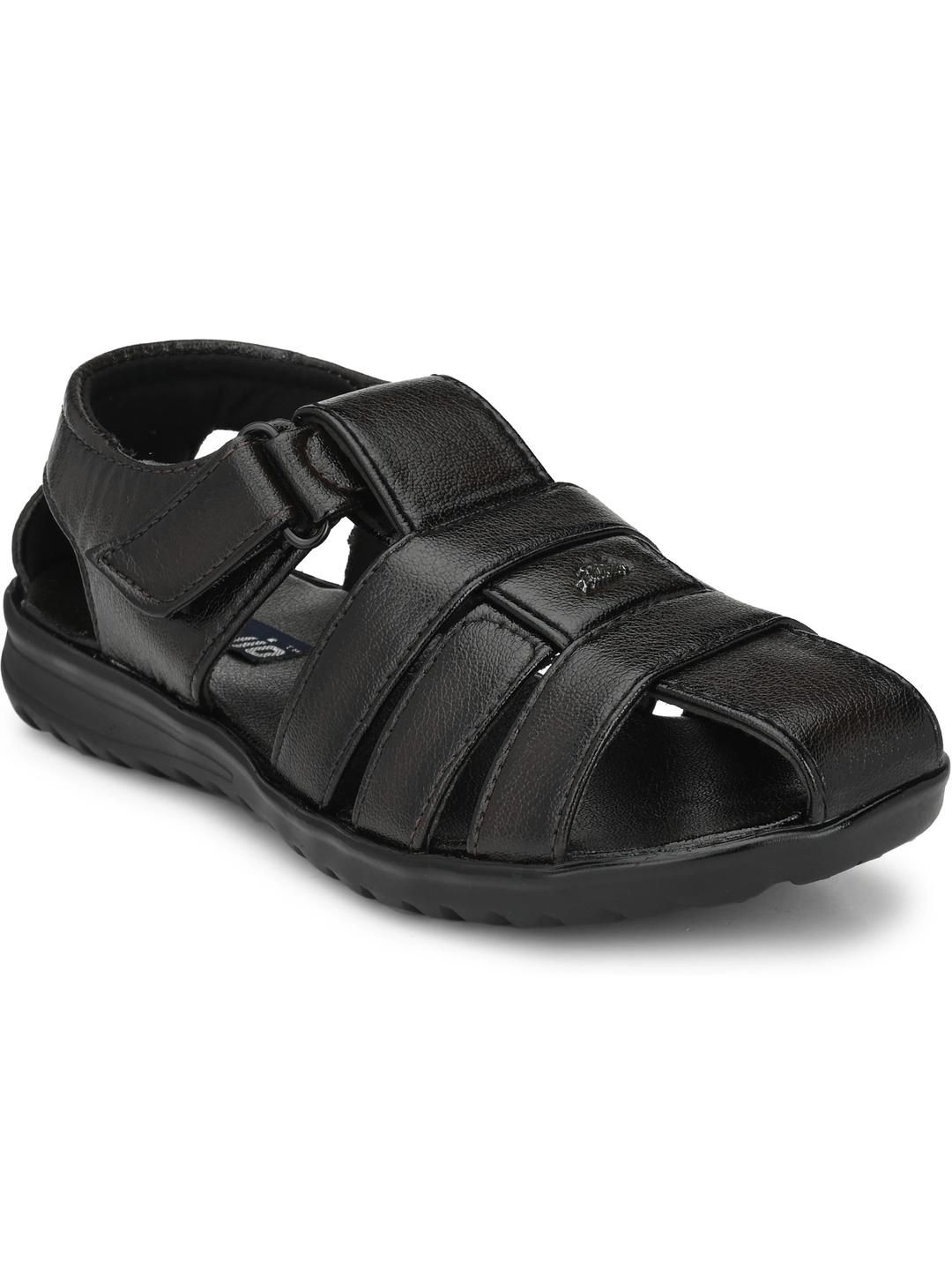 Browalk Men Brown Synthetic Leather Sandals
