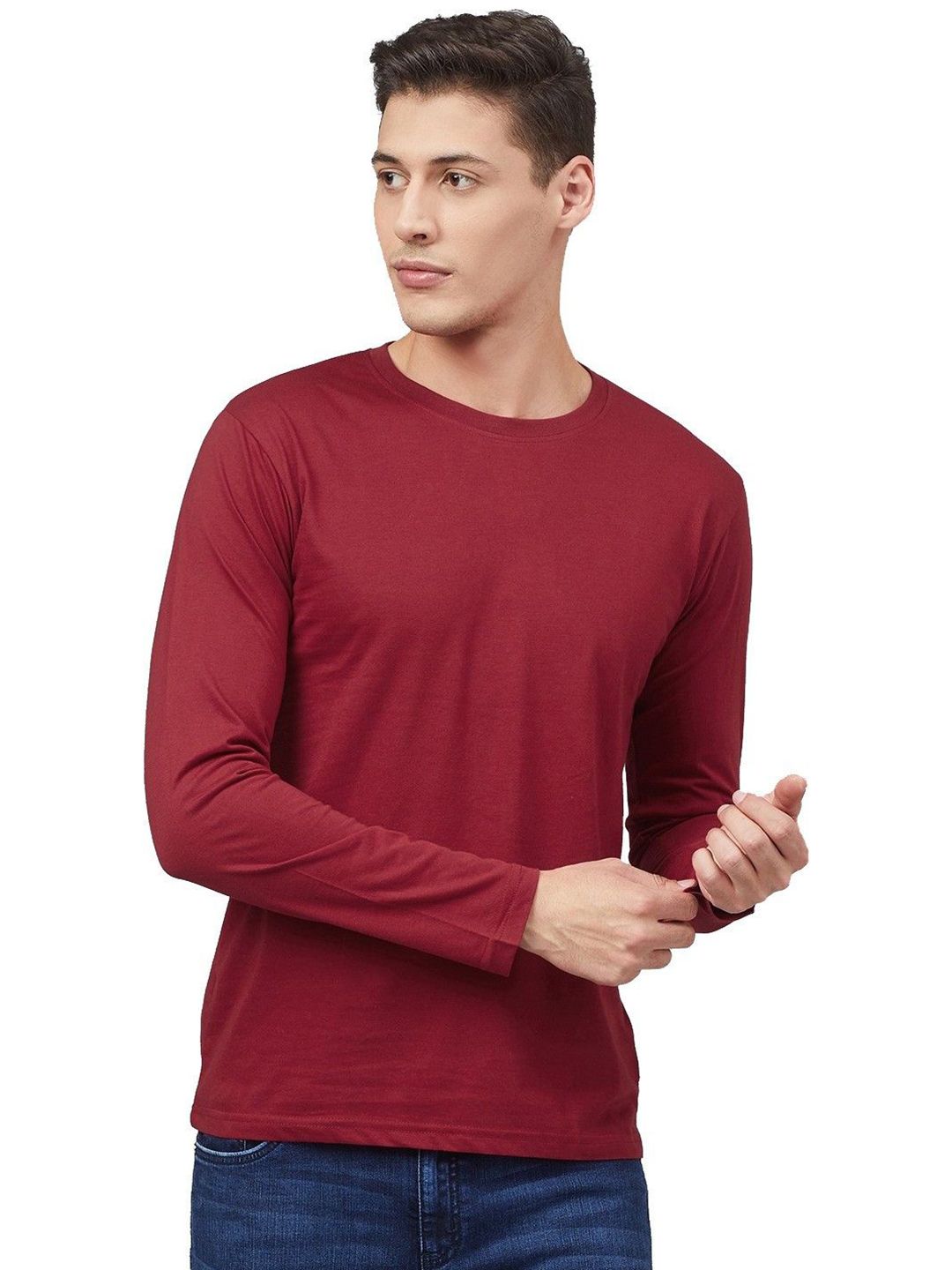 Organic Chics Men Slim Fit Cotton T-shirt