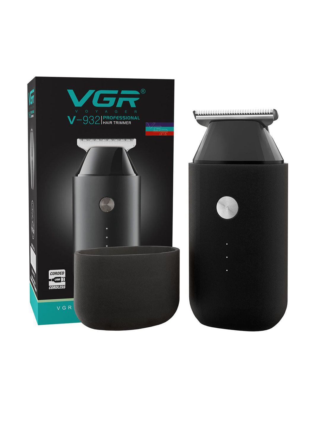 VGR Professional Hair Trimmer - V-932 - Black