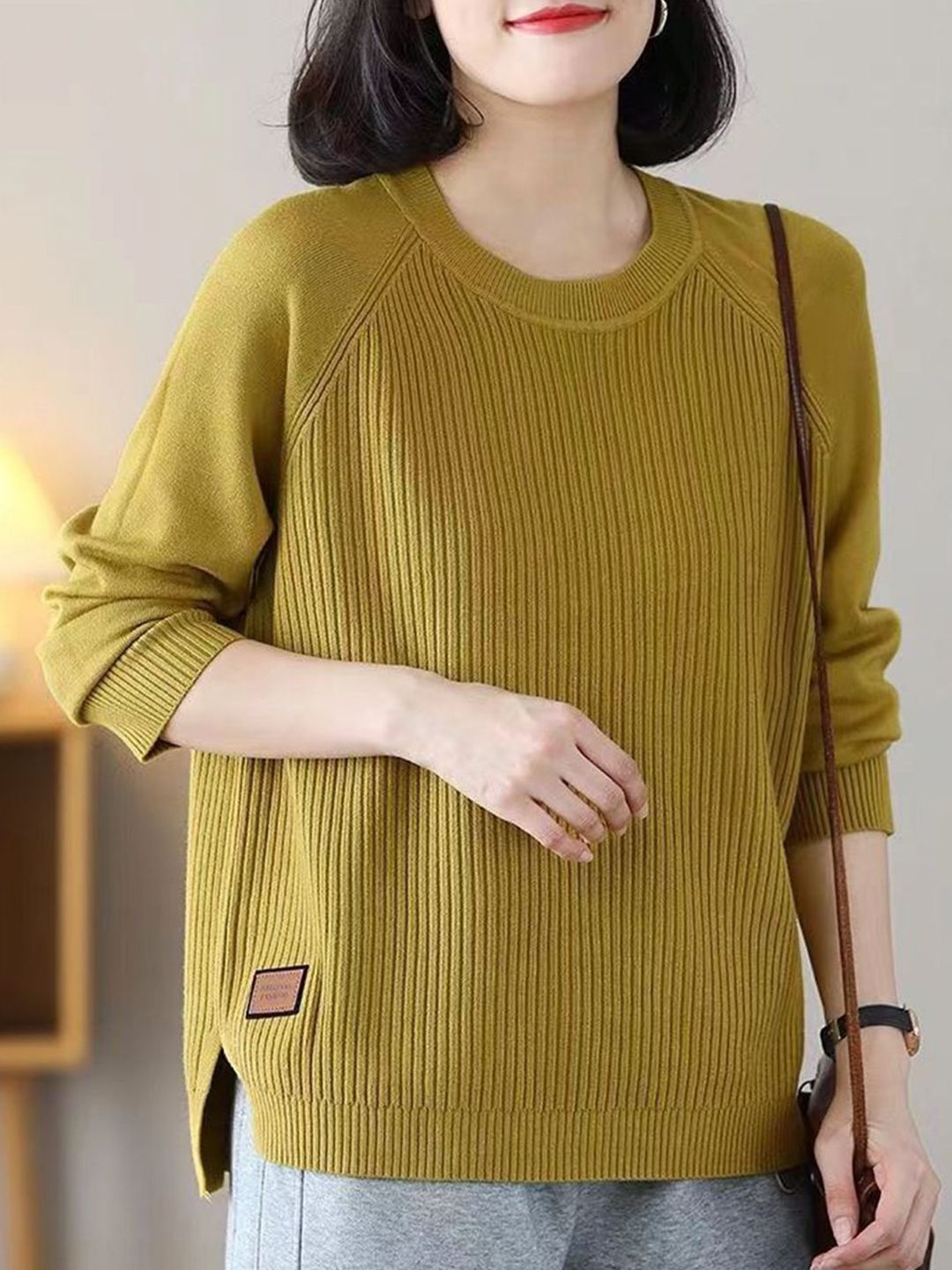 DressBerry Women Striped Woollen Pullover