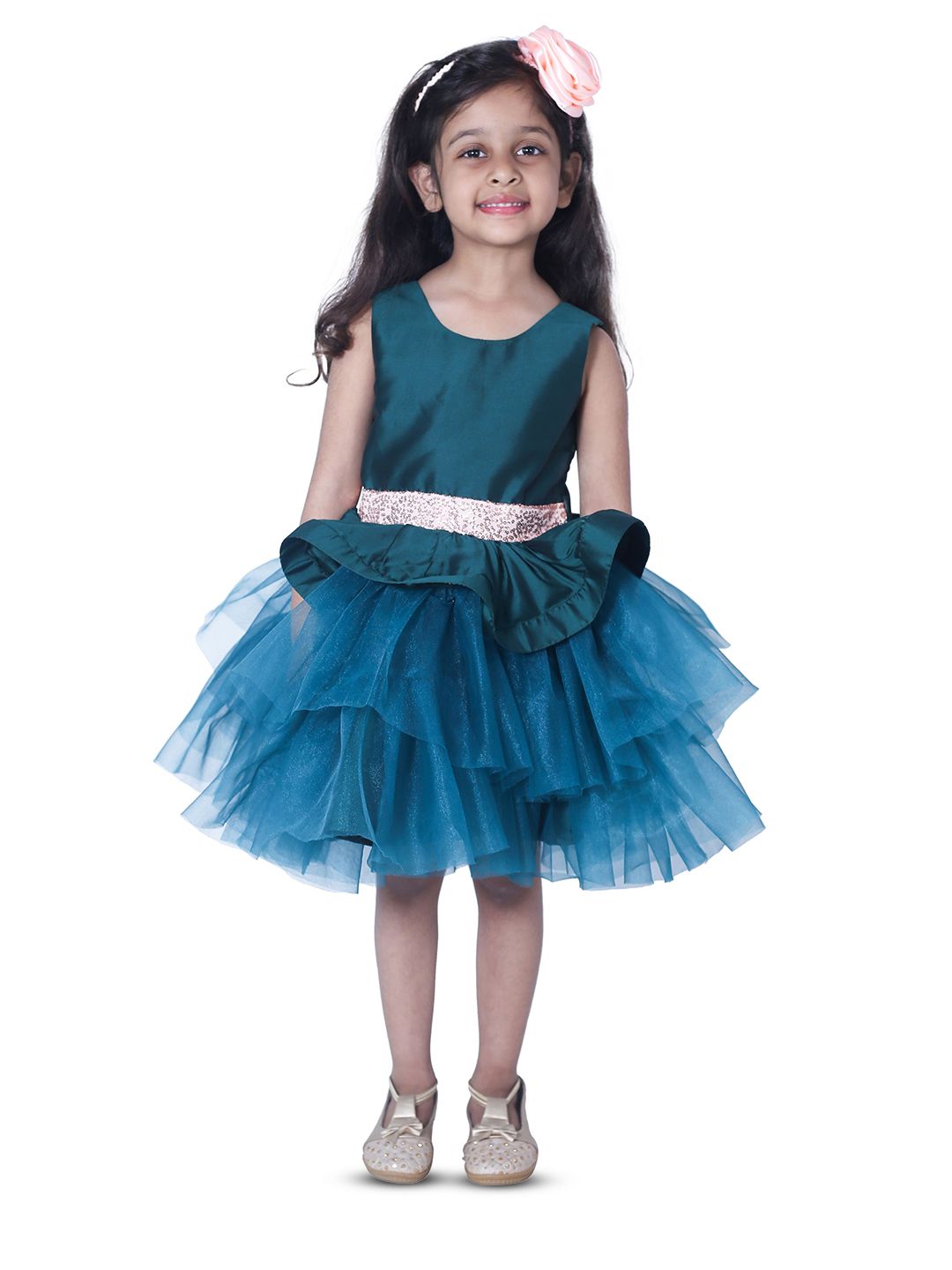 BAESD Girls Net A-Line Dress