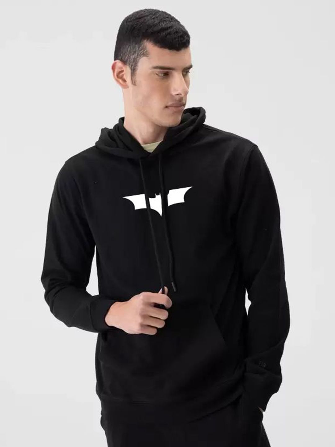 Buy Organic Chics Men Printed Therma-Fit Hooded Sweatshirt