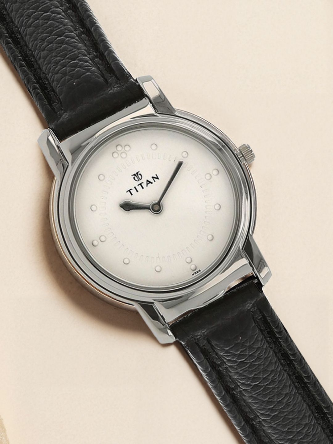 Buy Titan Quartz Analog With White Dial Watch For Men - Nr1855sl01