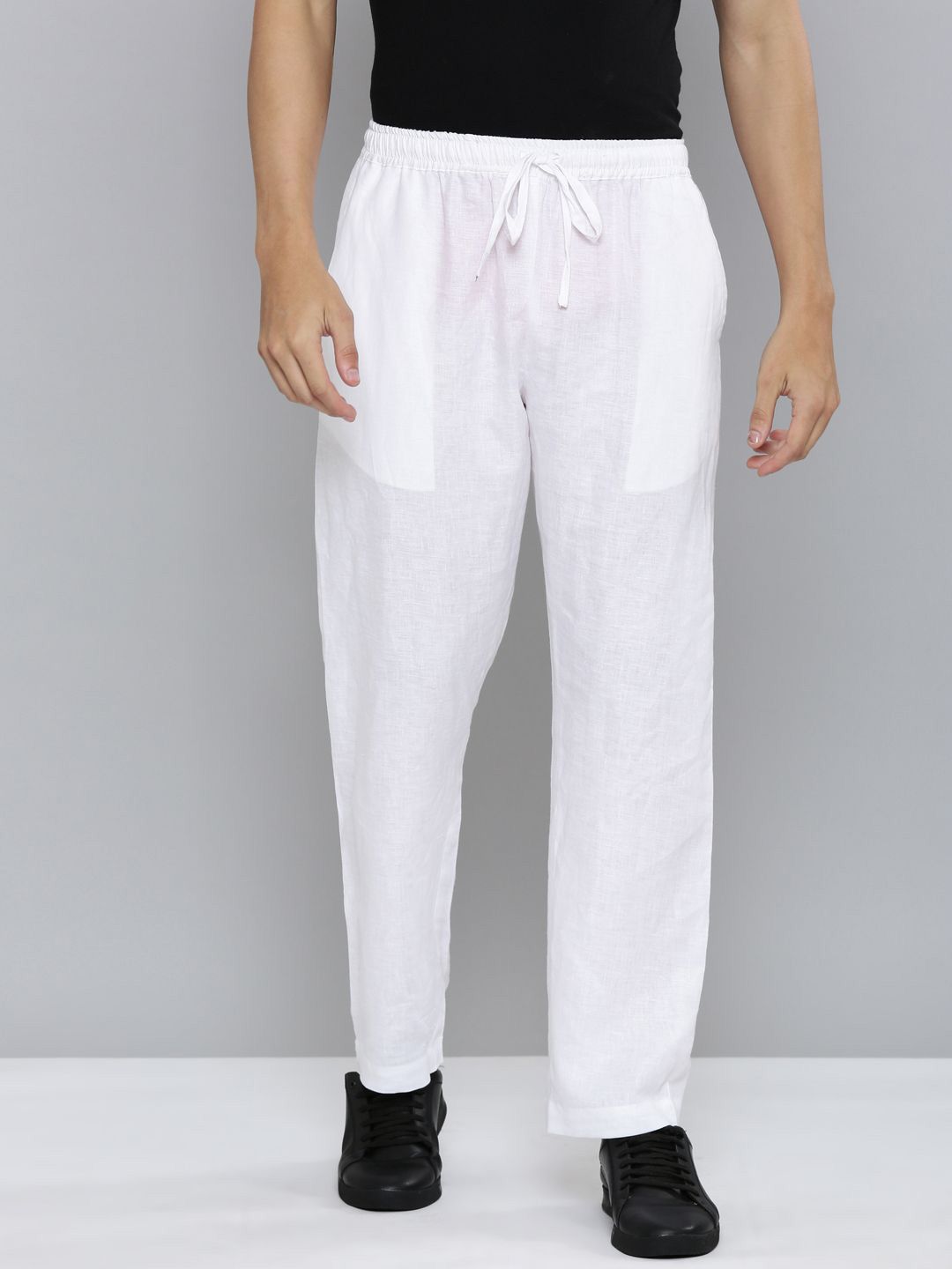 Ecentric Men Mid-Rise Flared Lounge Pants