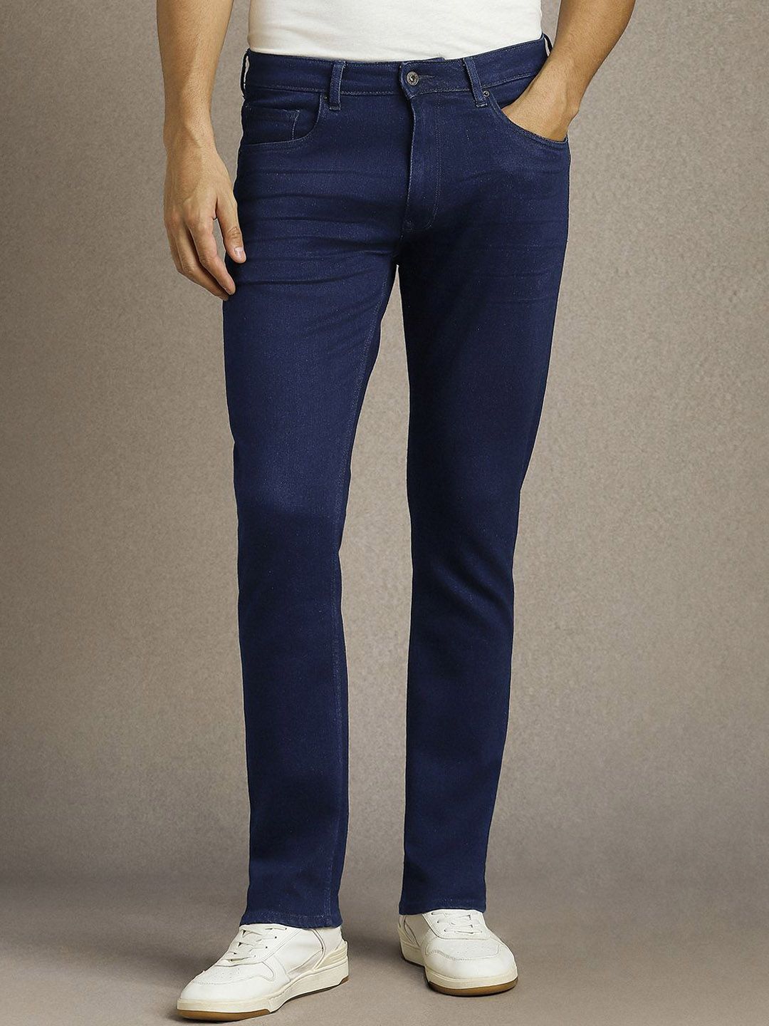 Louis Philippe Jeans Men Slim Fit Mid-Rise Jeans