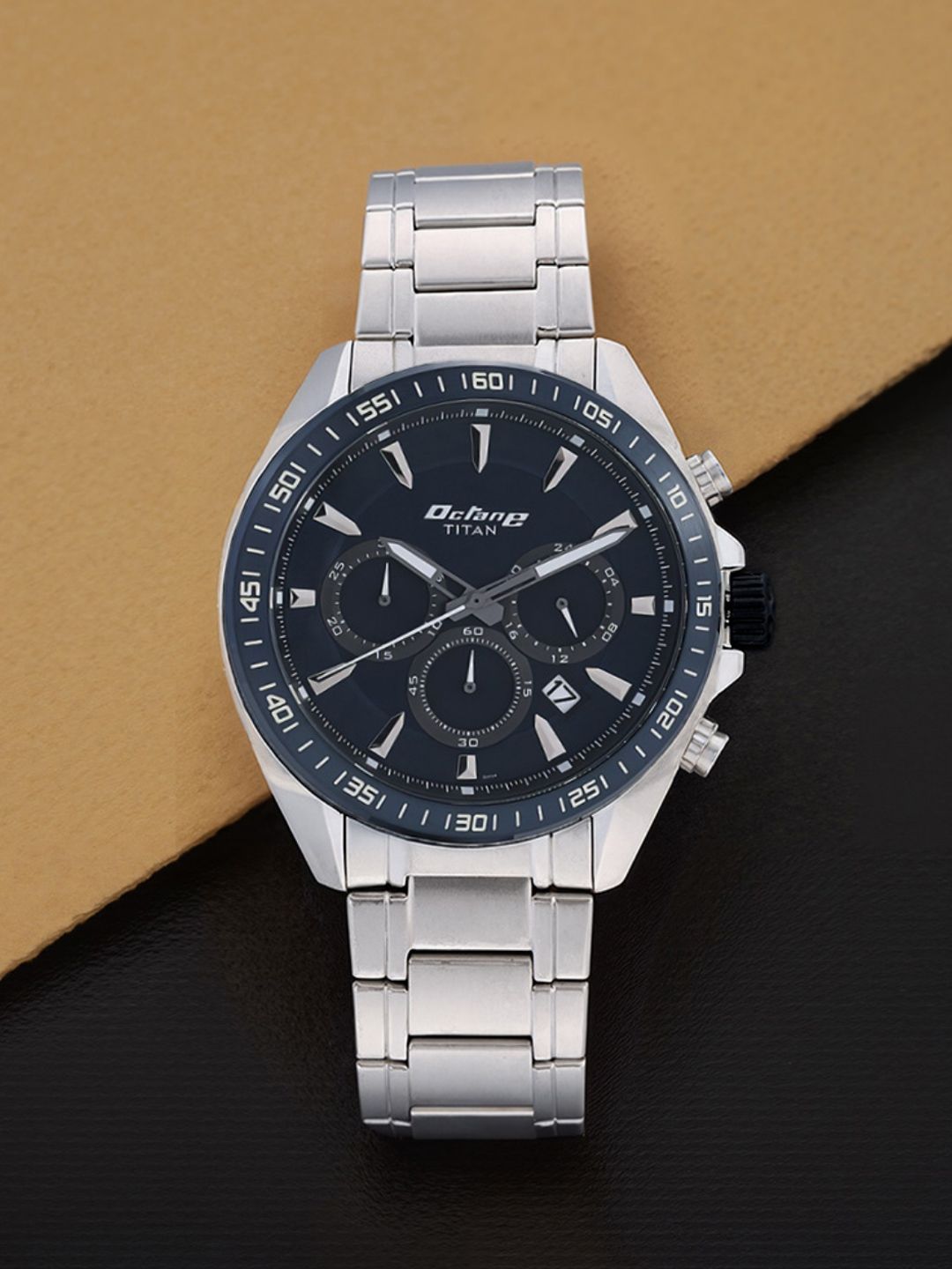 Titan Titan Octane Chronograph Analog With Blue Dial Watch For Men - Nt90103km02