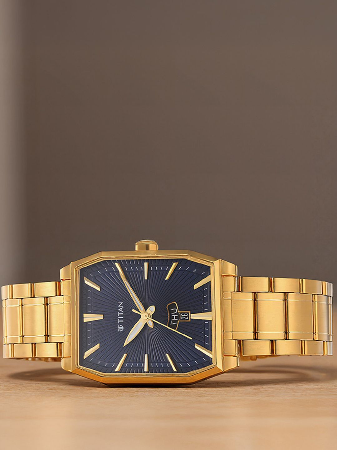 Titan Titan Regalia Opulent Quartz Analog With Blue Dial Watch For Men - Nt1876ym03