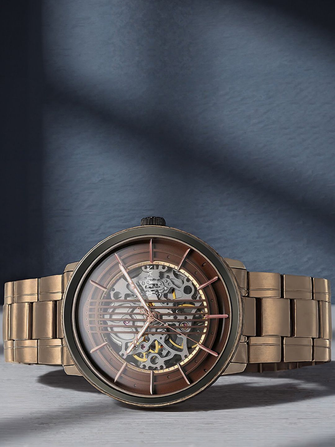 Buy Titan Quartet Automatic With Brown Dial Watch For Men