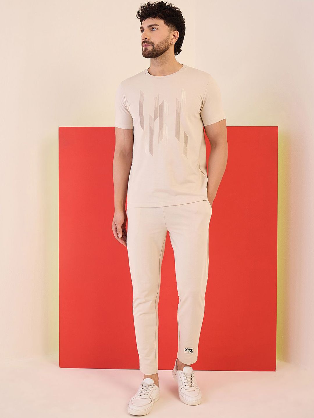 Sweet Dreams Men Round Neck Printed Night suit deal from myntra