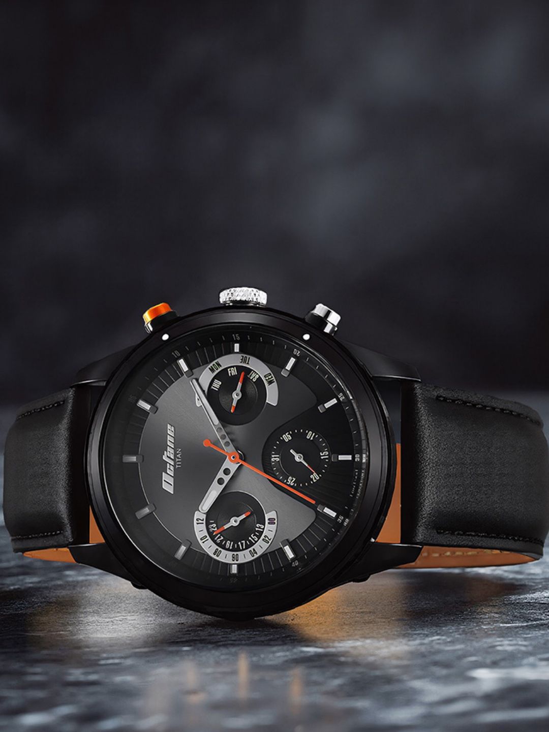 Buy Titan Octane Multifunction Analog With Black Dial Watch For