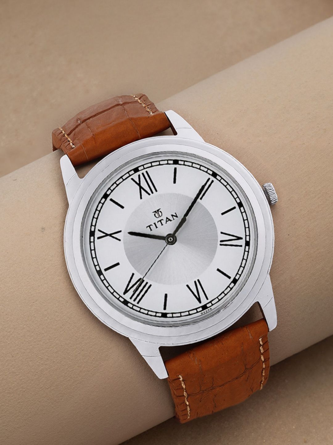 Titan Titan Karishma Quartz Analog With Silver Dial Watch For Men - Nn1735sl01