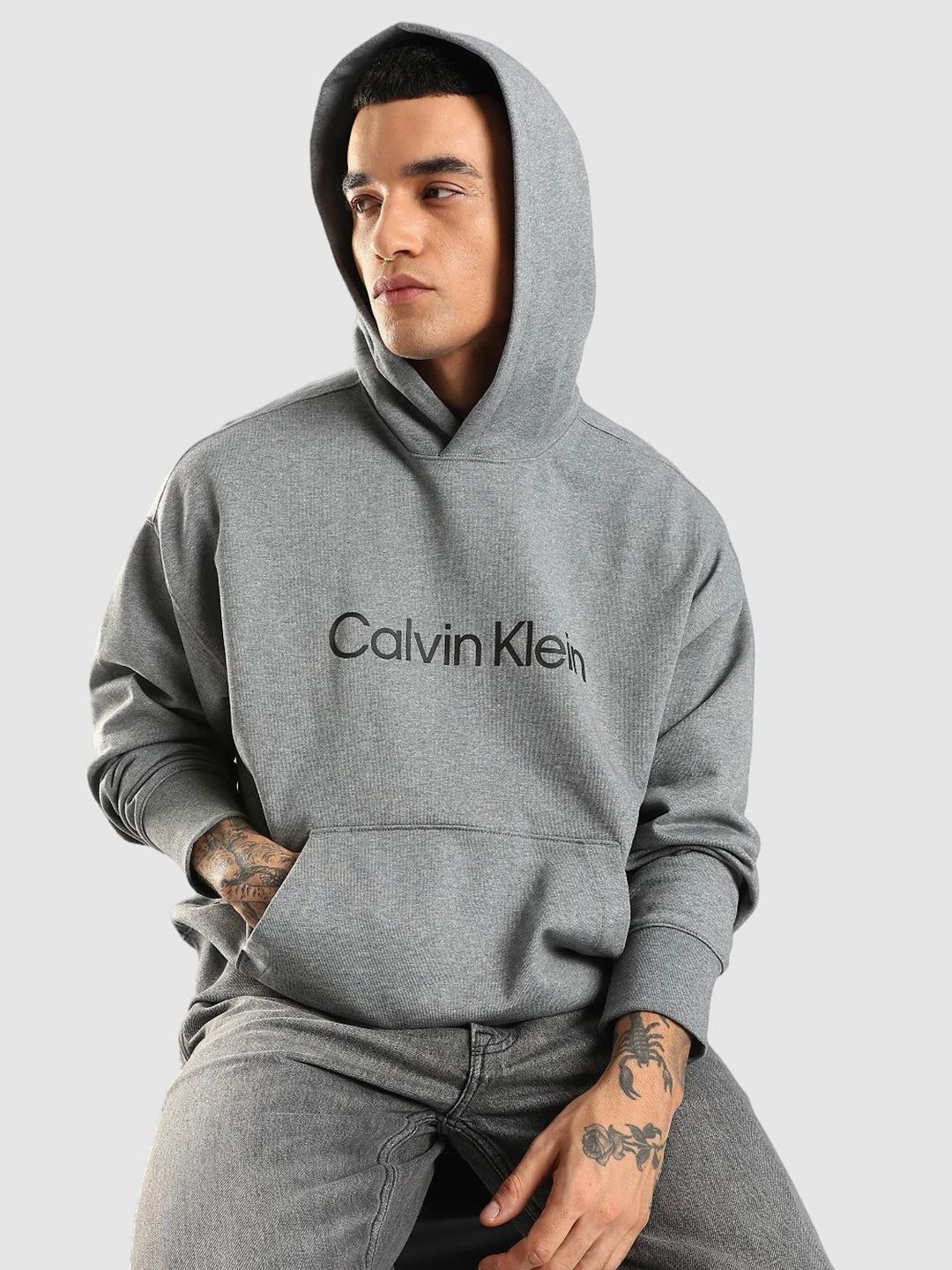 Calvin Klein Jeans Calvin Klein Jeans Men Printed Hooded Sweatshirt