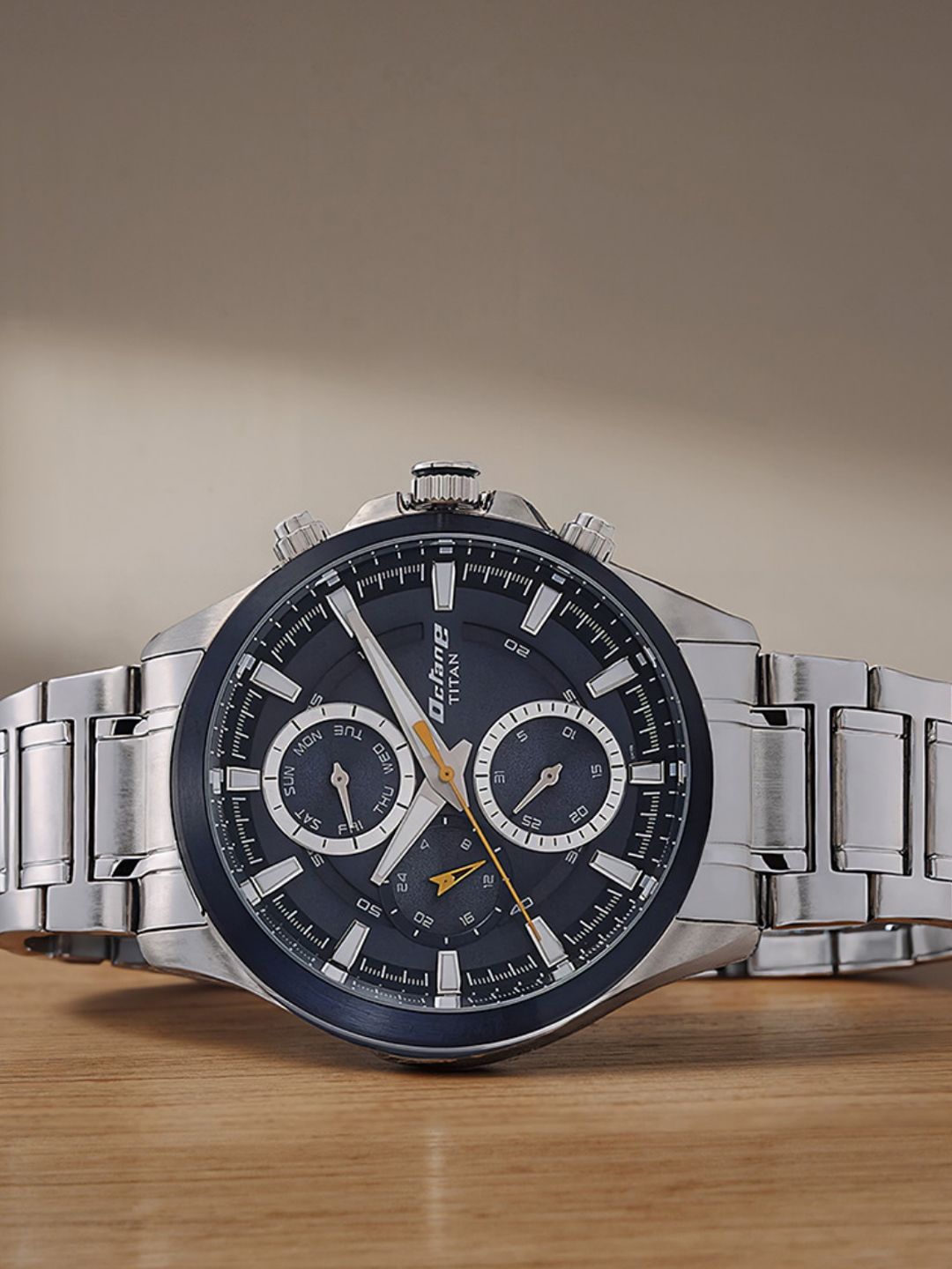 Buy Titan Octane Multifunction Analog With Blue Dial Watch For Men