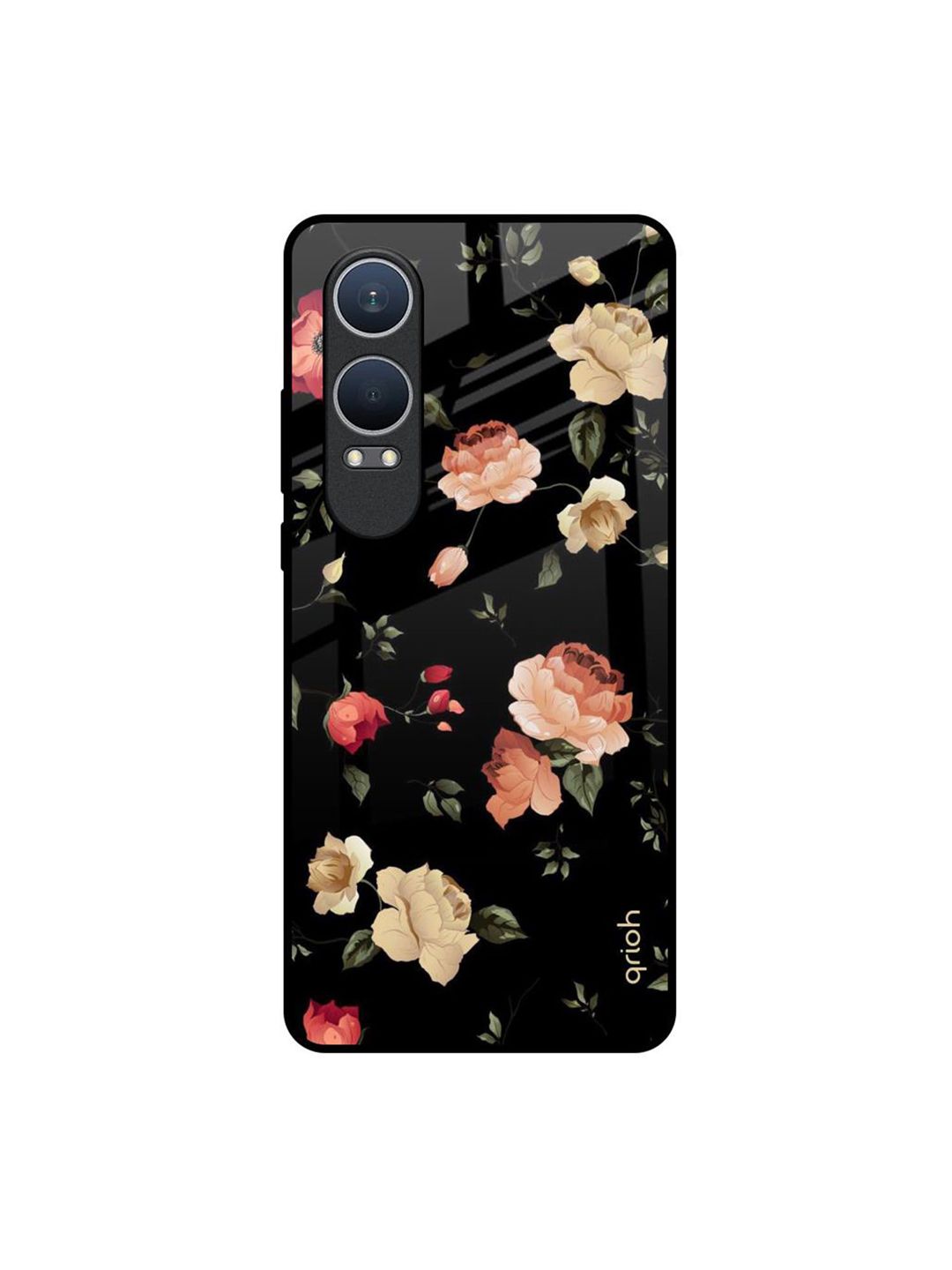 QRIOH Floral Printed OnePlus Nord CE4 Lite 5G Back Case Mobile Accessories