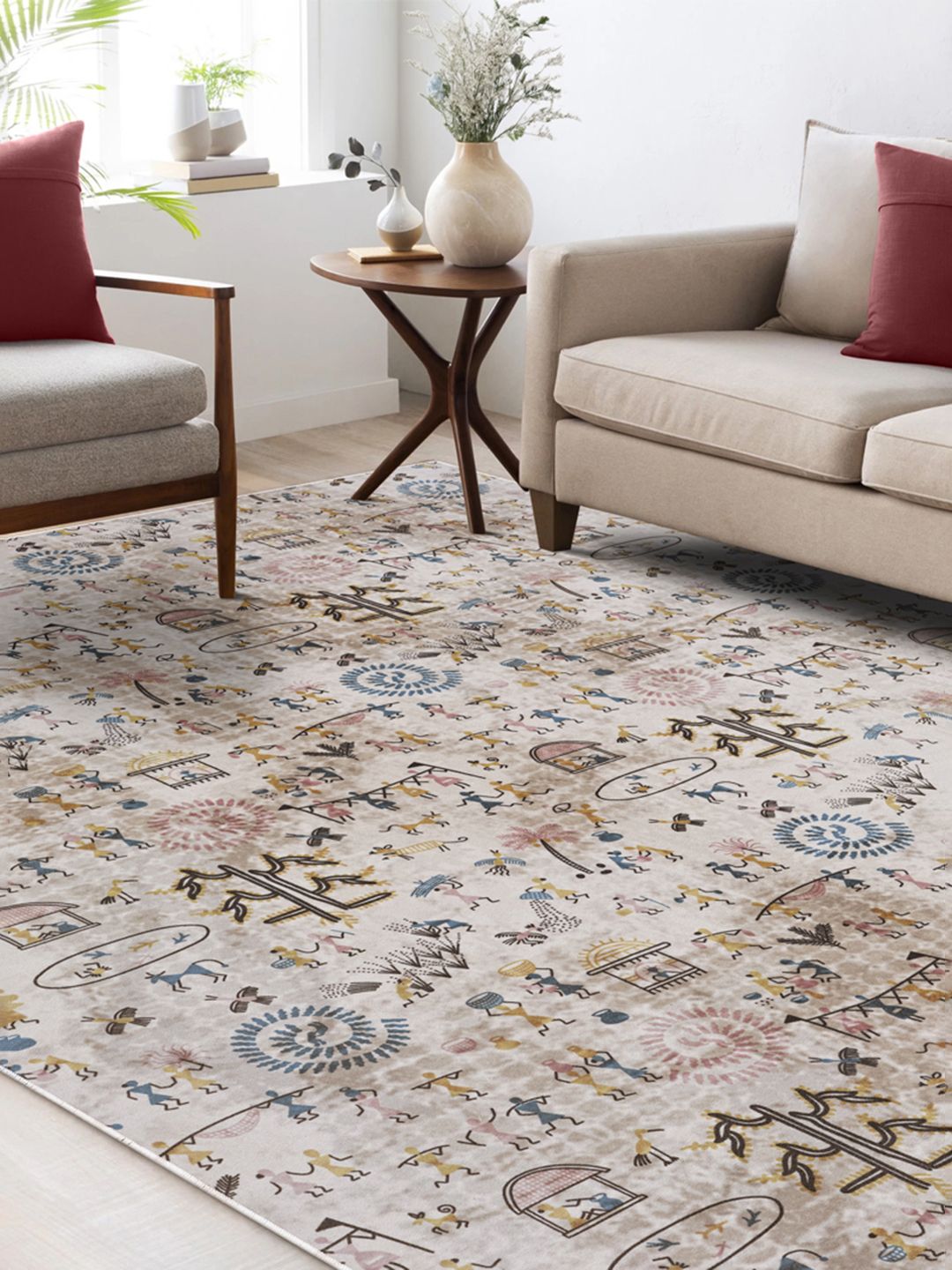 Kaleen India Kaleen India Navy Blue Polyester Carpets