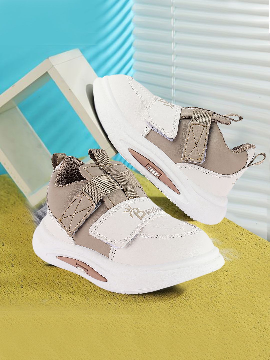 PASSION PETALS Kids Colourblocked Slip On Sneakers