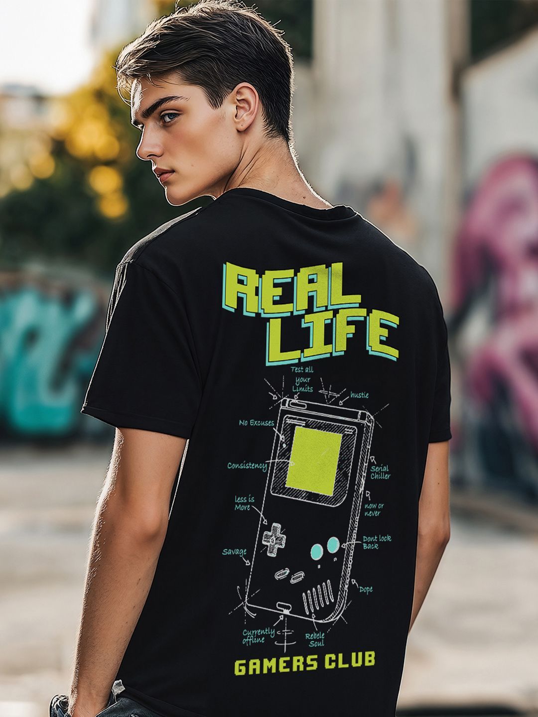 Bewakoof AIR Men Graphic Printed Round Neck Pure Cotton T-shirt