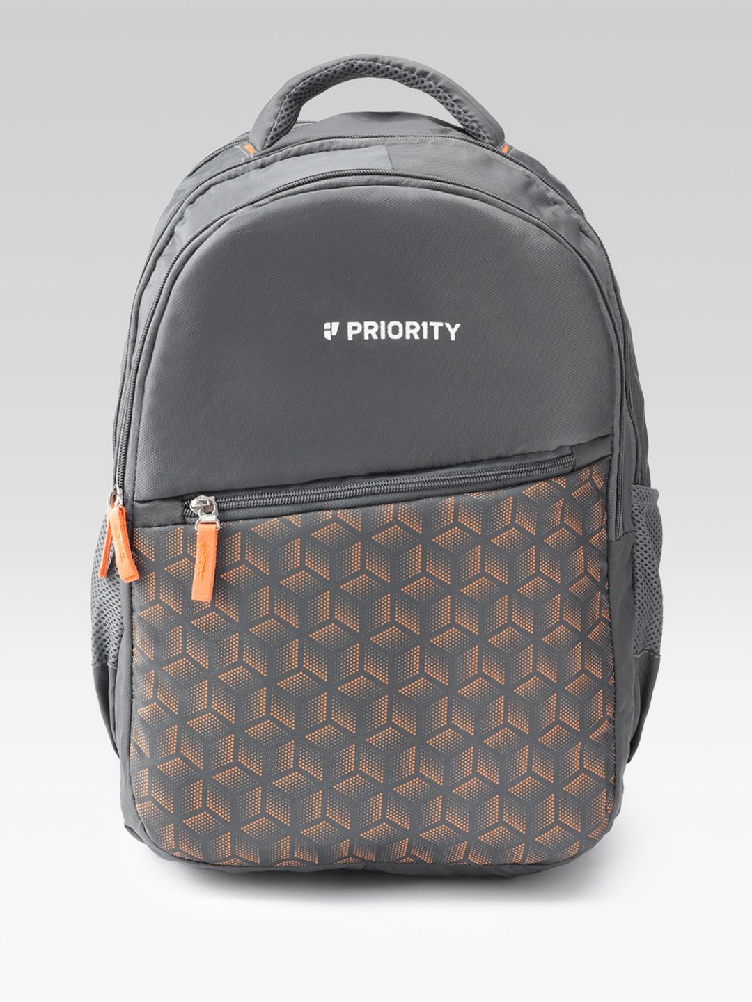 Priority Unisex Geometric Printed Backpack - 38.45 L Price in India