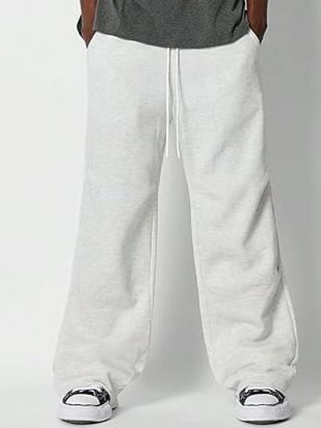 dockstreet Men Pure Cotton Mid-Rise Track Pants
