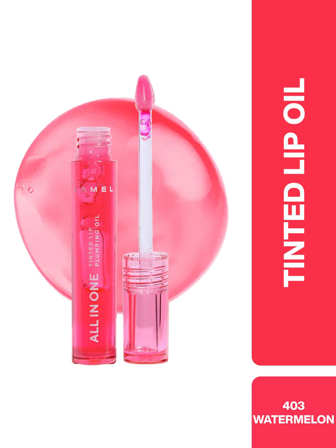 Buy Lamel All in One Lip Tinted Plumping Oil 3ml - Watermelon 403