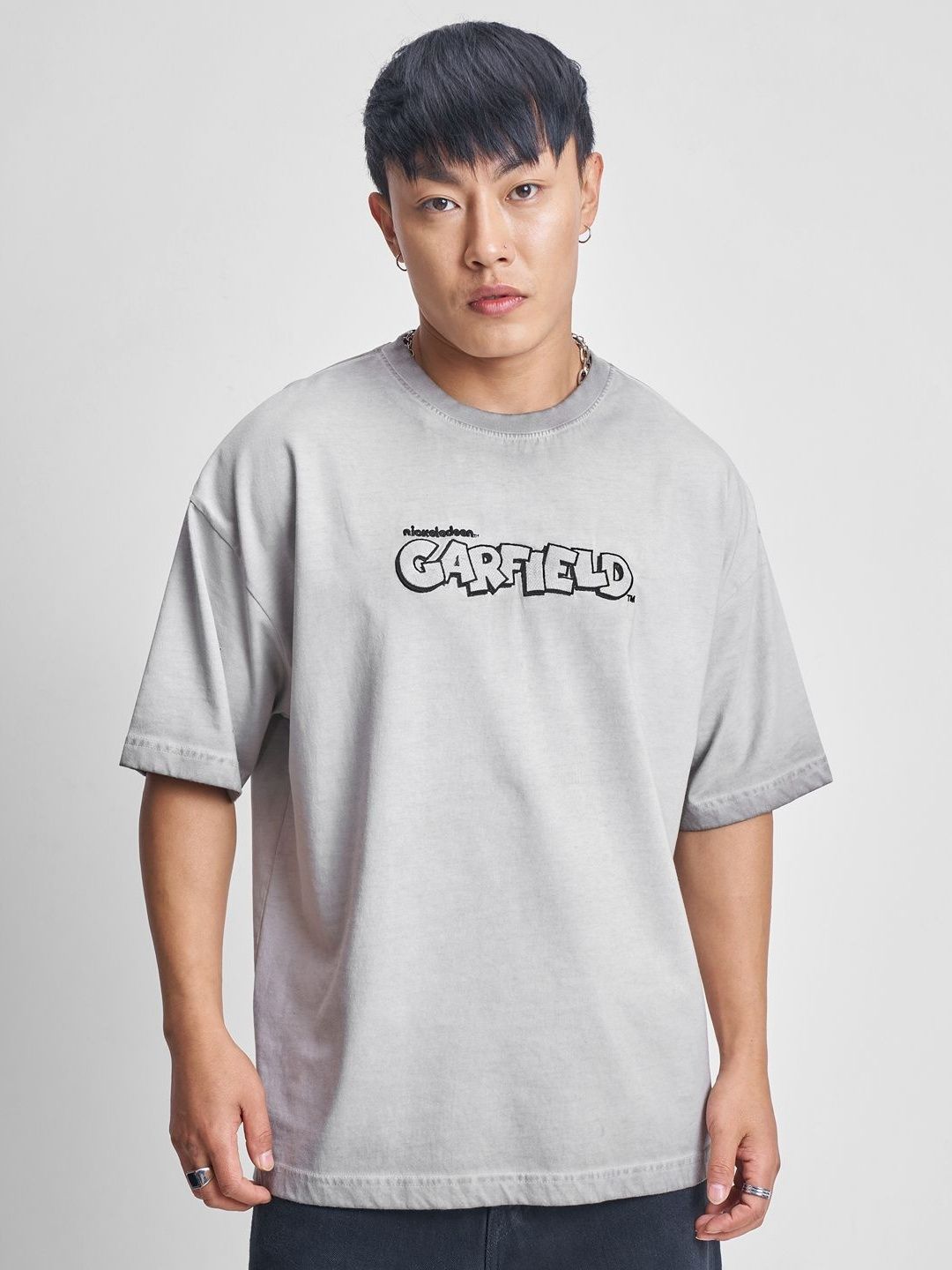 Buy HIGHLANDER Men Garfield Typography Printed Round Neck