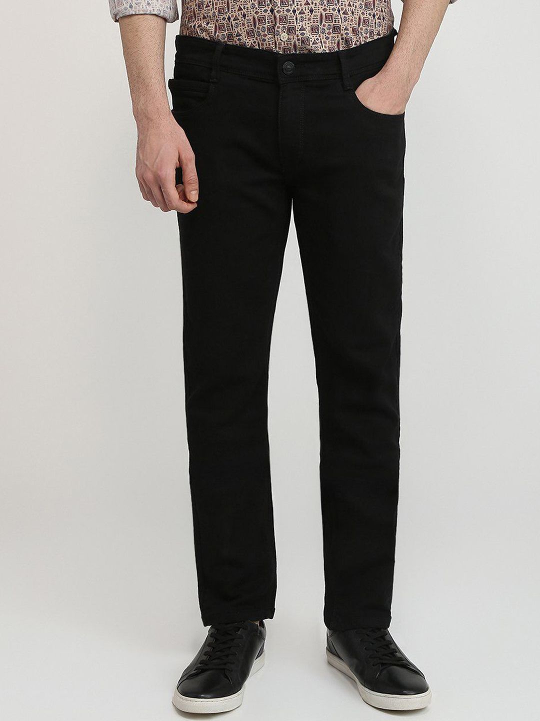 Parx Men Tapered Fit Low-Rise Jeans