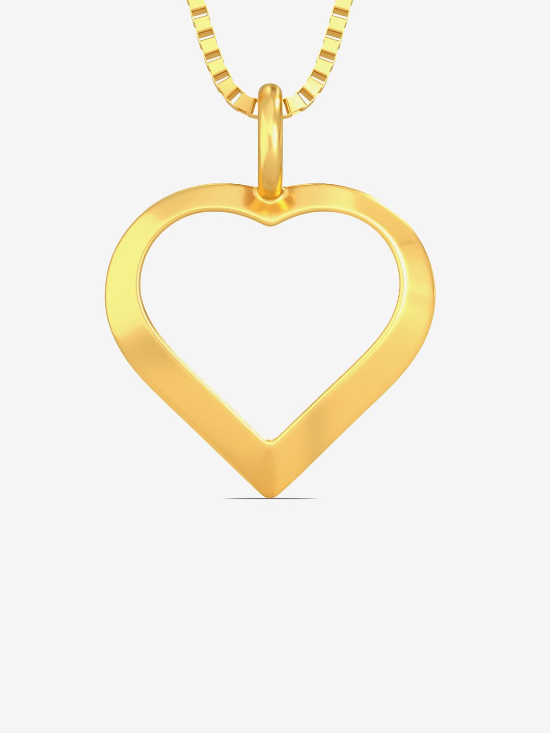 Joyalukkas 22KT Gold Heart Pendant - 0.355 g