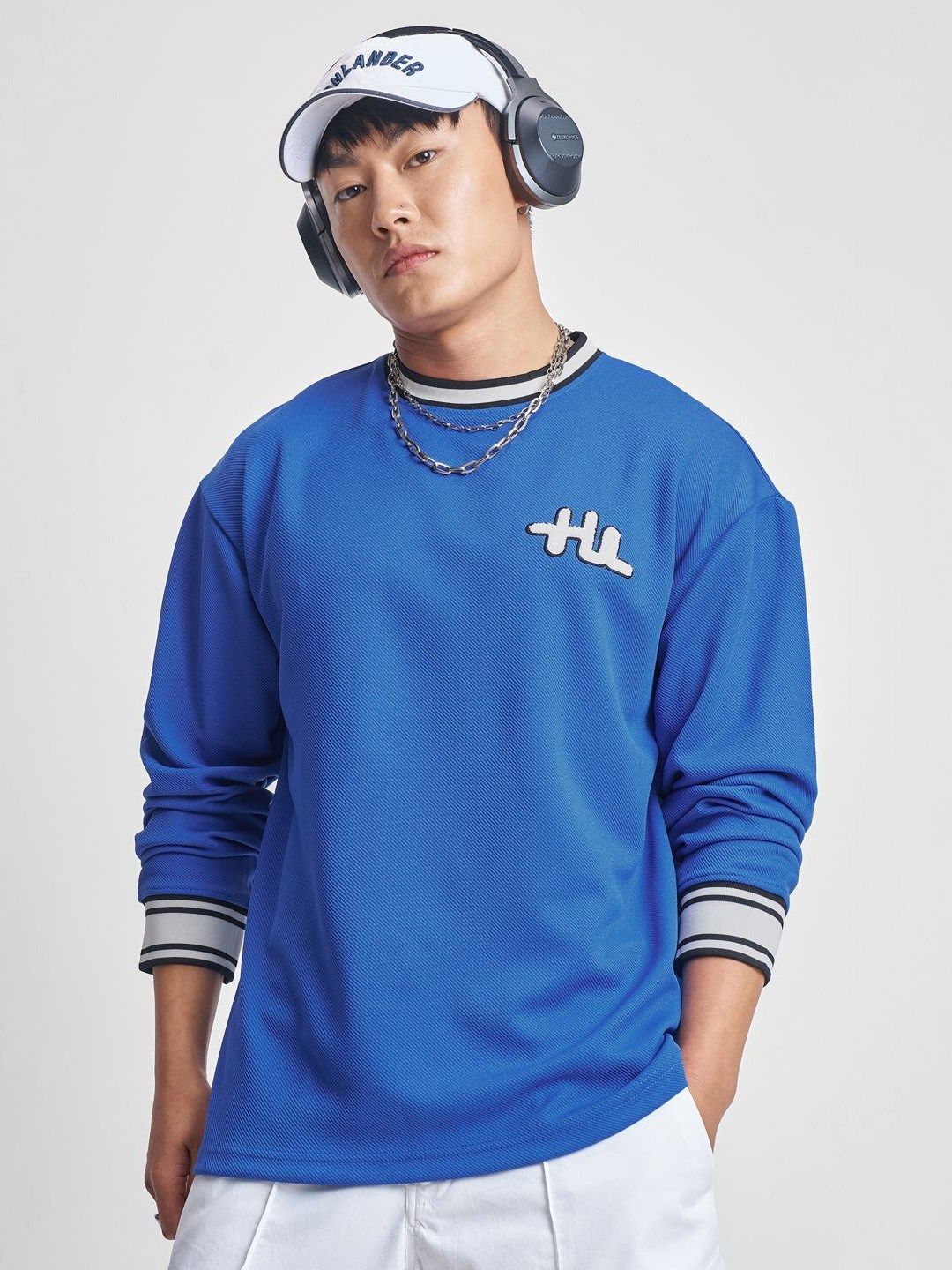 HIGHLANDER Drop-Shoulder Sleeves Relaxed Fit T-shirt