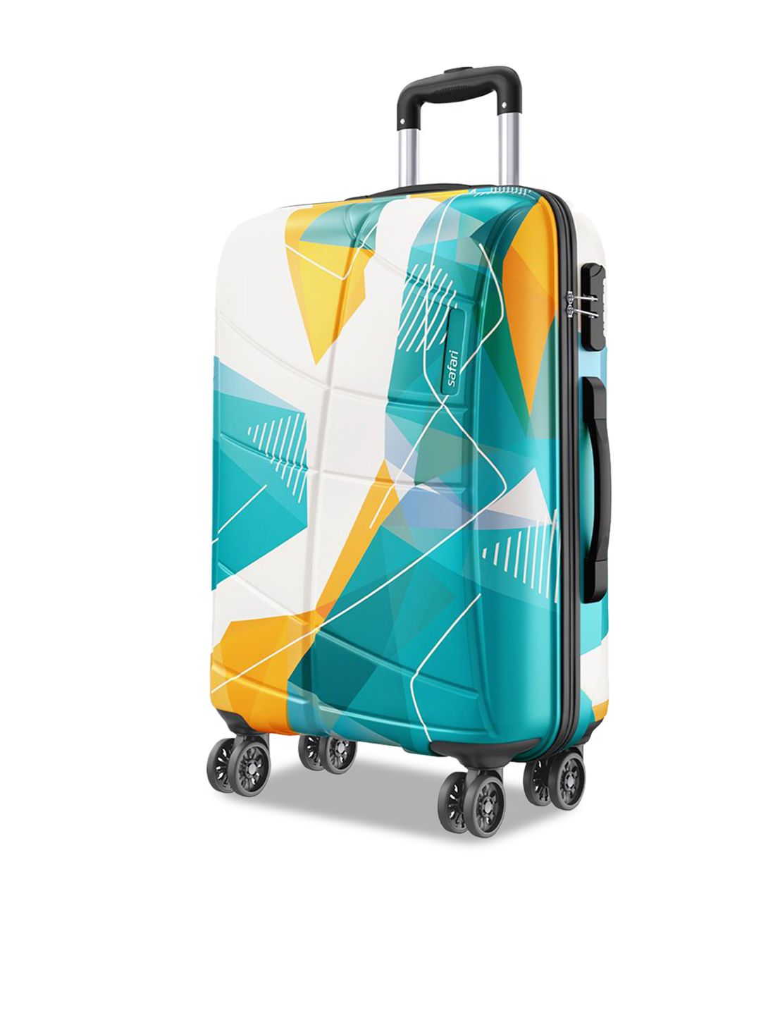 Buy Safari Luma Neo Hard Sided Trolley Suitcase - Trolley Bag for