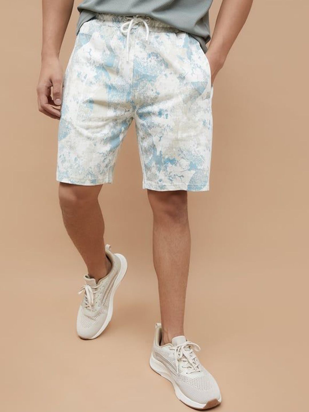 Kappa Men Cotton Mid-Rise Regular Shorts
