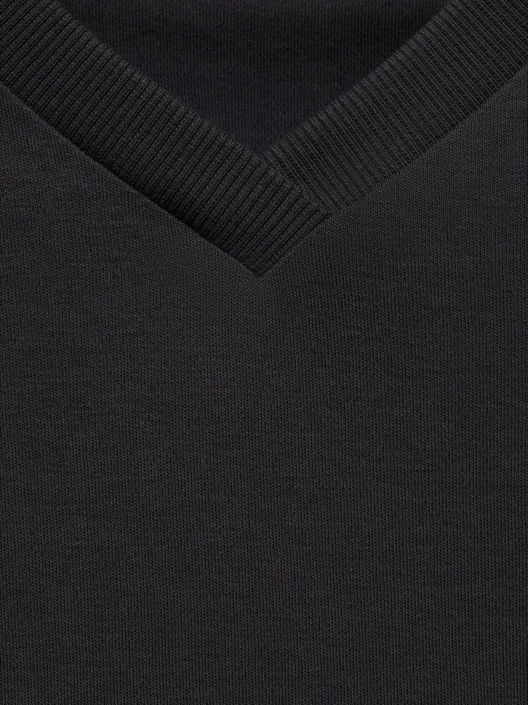 V-Neck Pure Cotton T-shirt