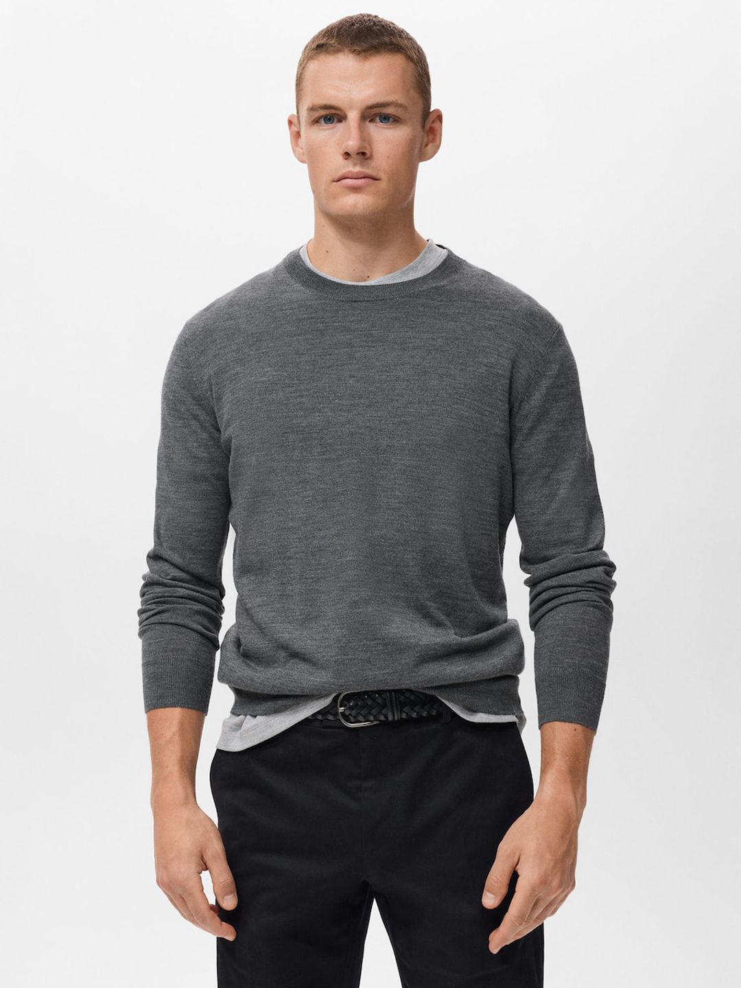 MANGO MAN Woollen Pullover