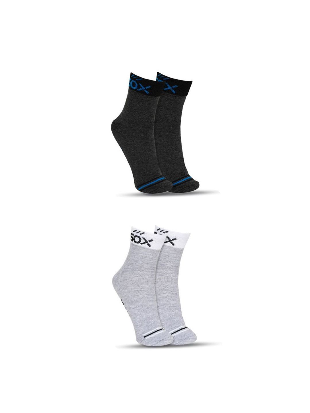 BTfash Men Set Of 3 Ankle-Length Assorted Socks