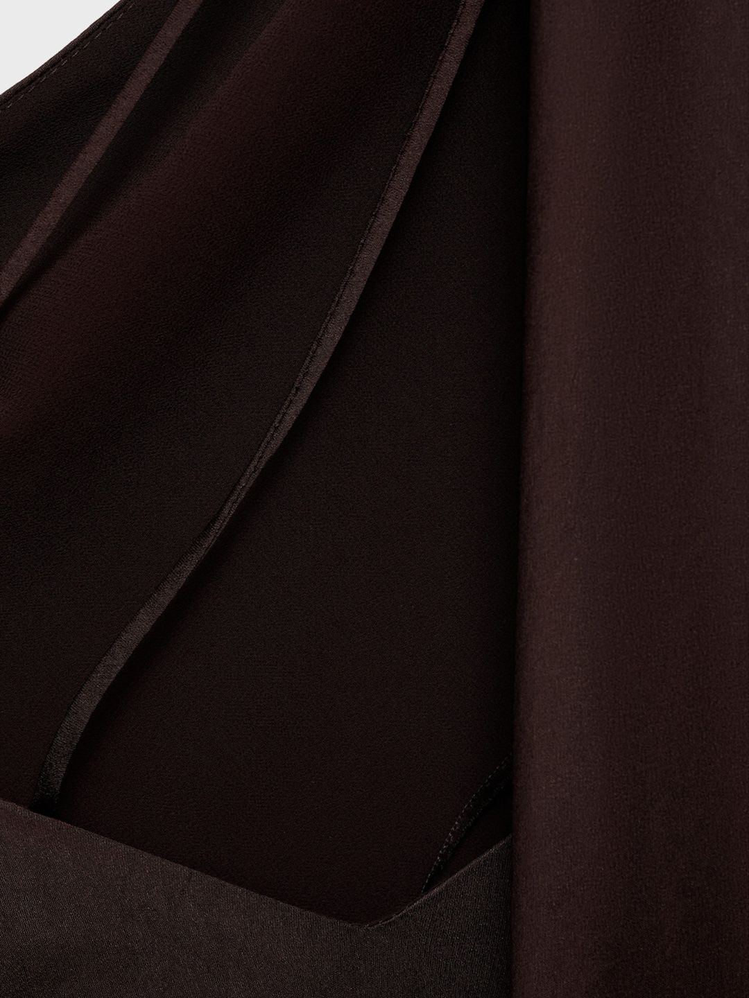 Draped Asymmetric Styled Back Dress