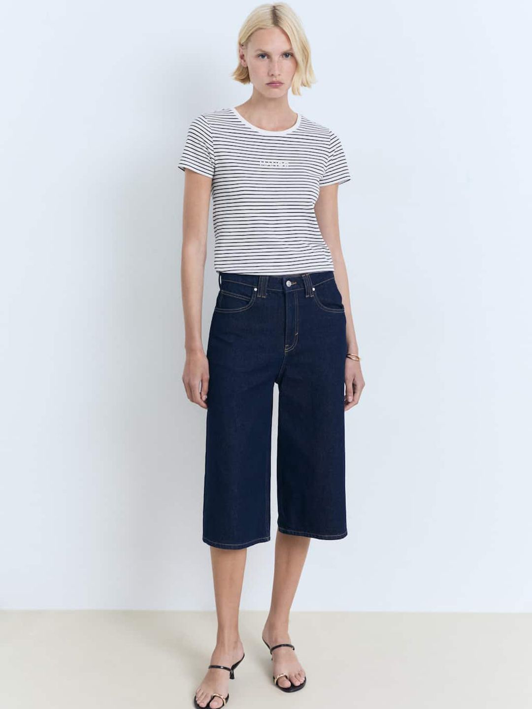 Striped Pure Cotton T-shirt