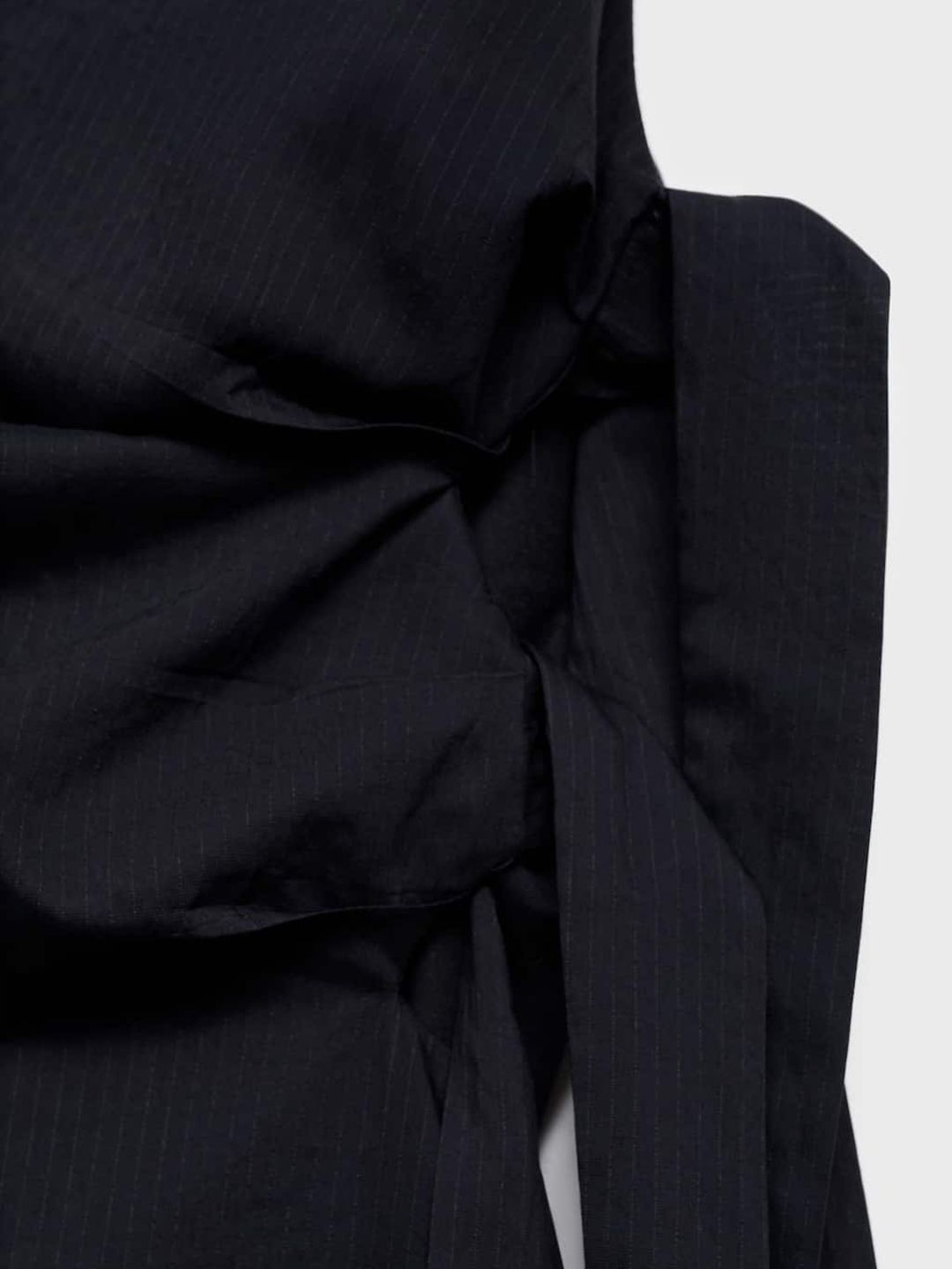 Boat Neck Side Knot A-Line Midi Dress with Slit