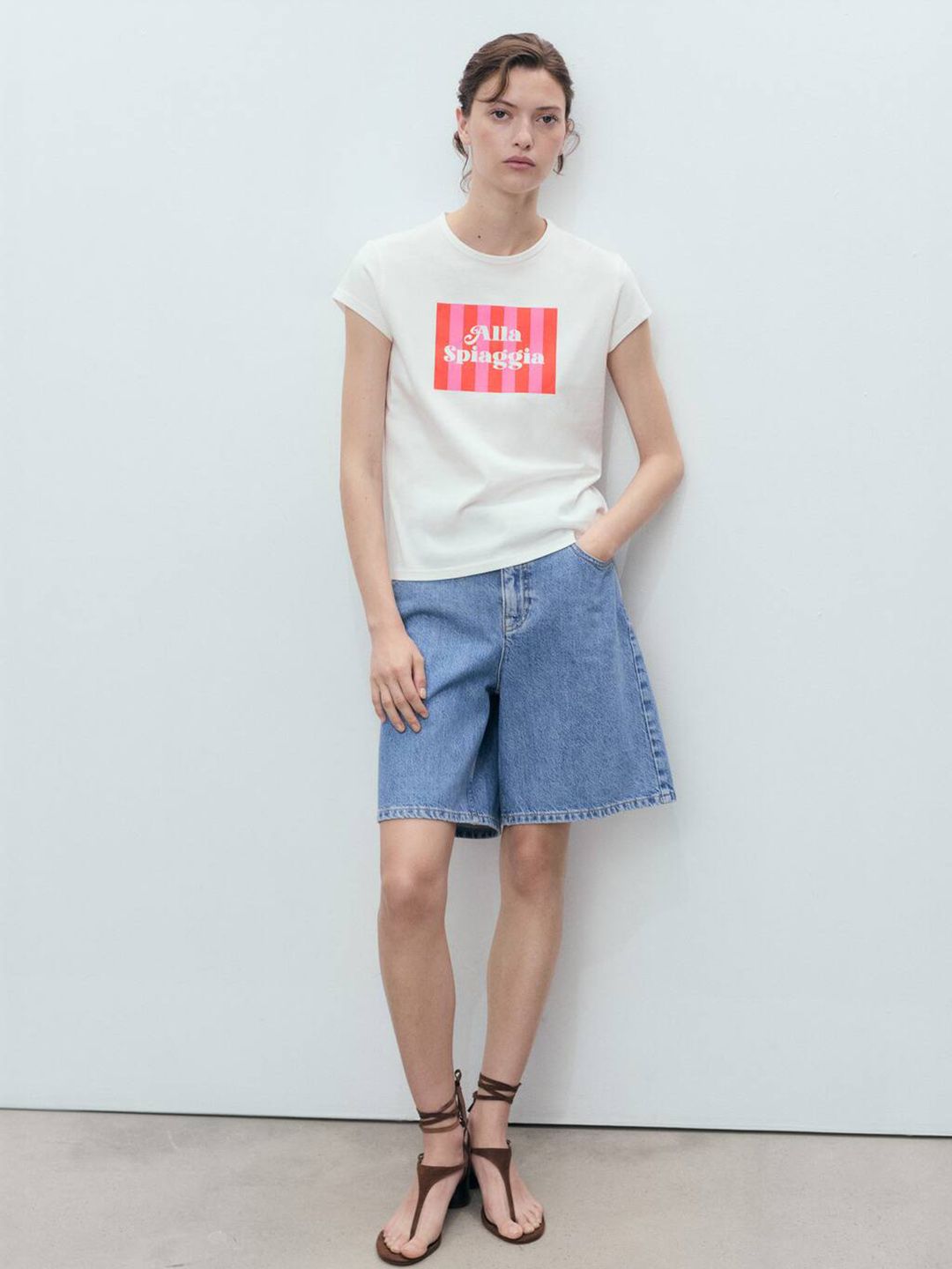 Typography Printed Pure Cotton T-shirt