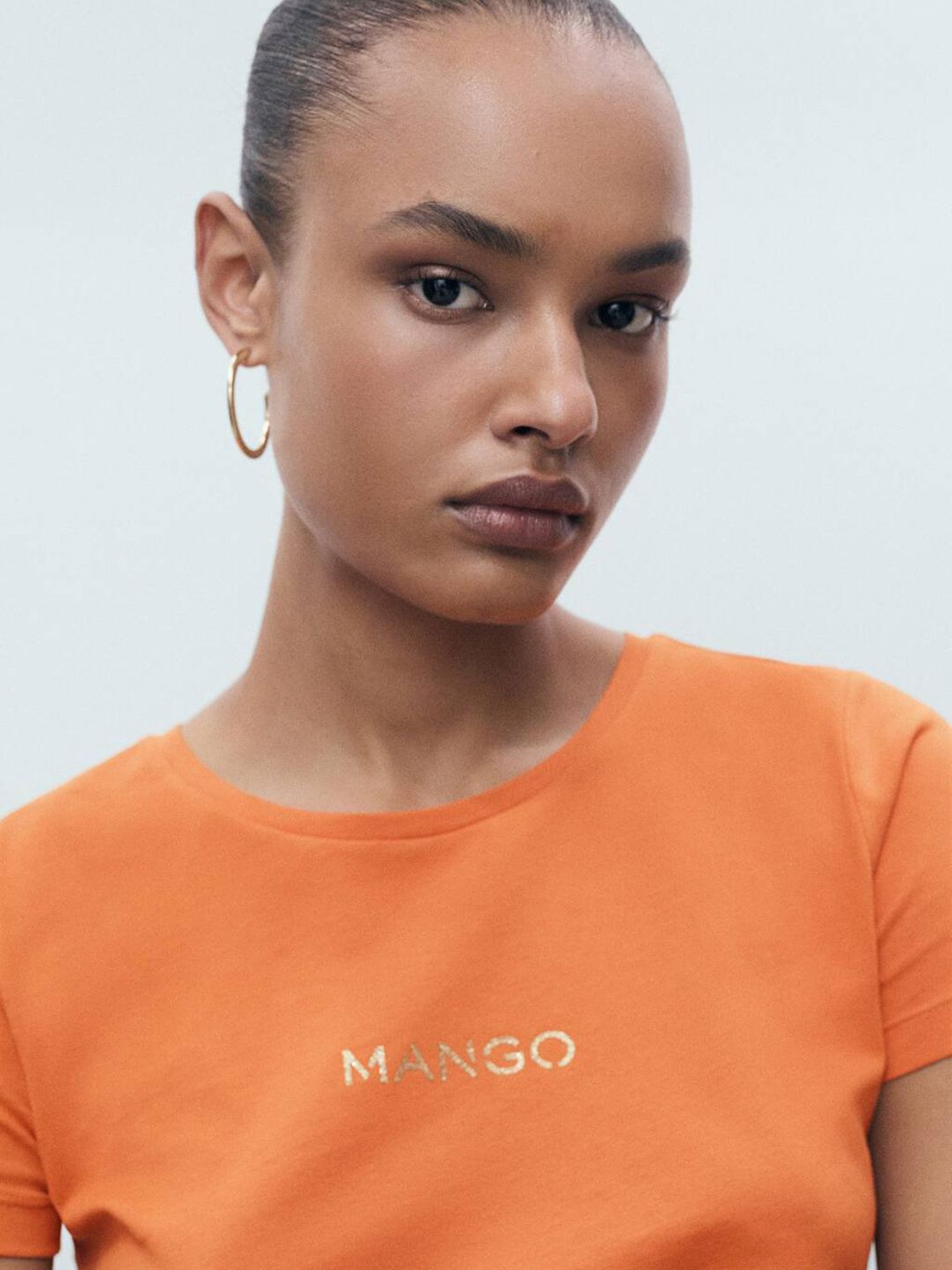 Brand Logo Printed Pure Cotton T-shirt