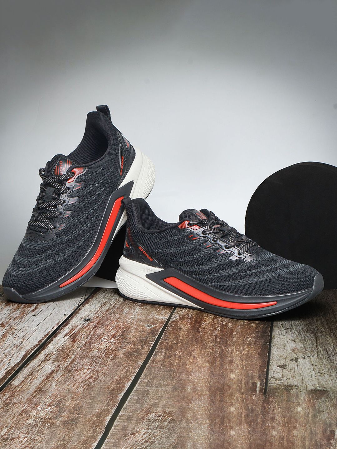 ASIAN Men Mesh Lace-Ups Running Non-Marking Shoes