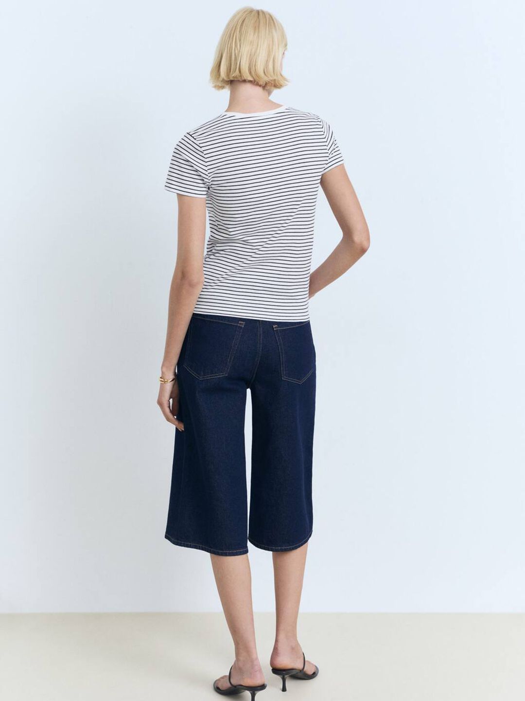 Striped Pure Cotton T-shirt