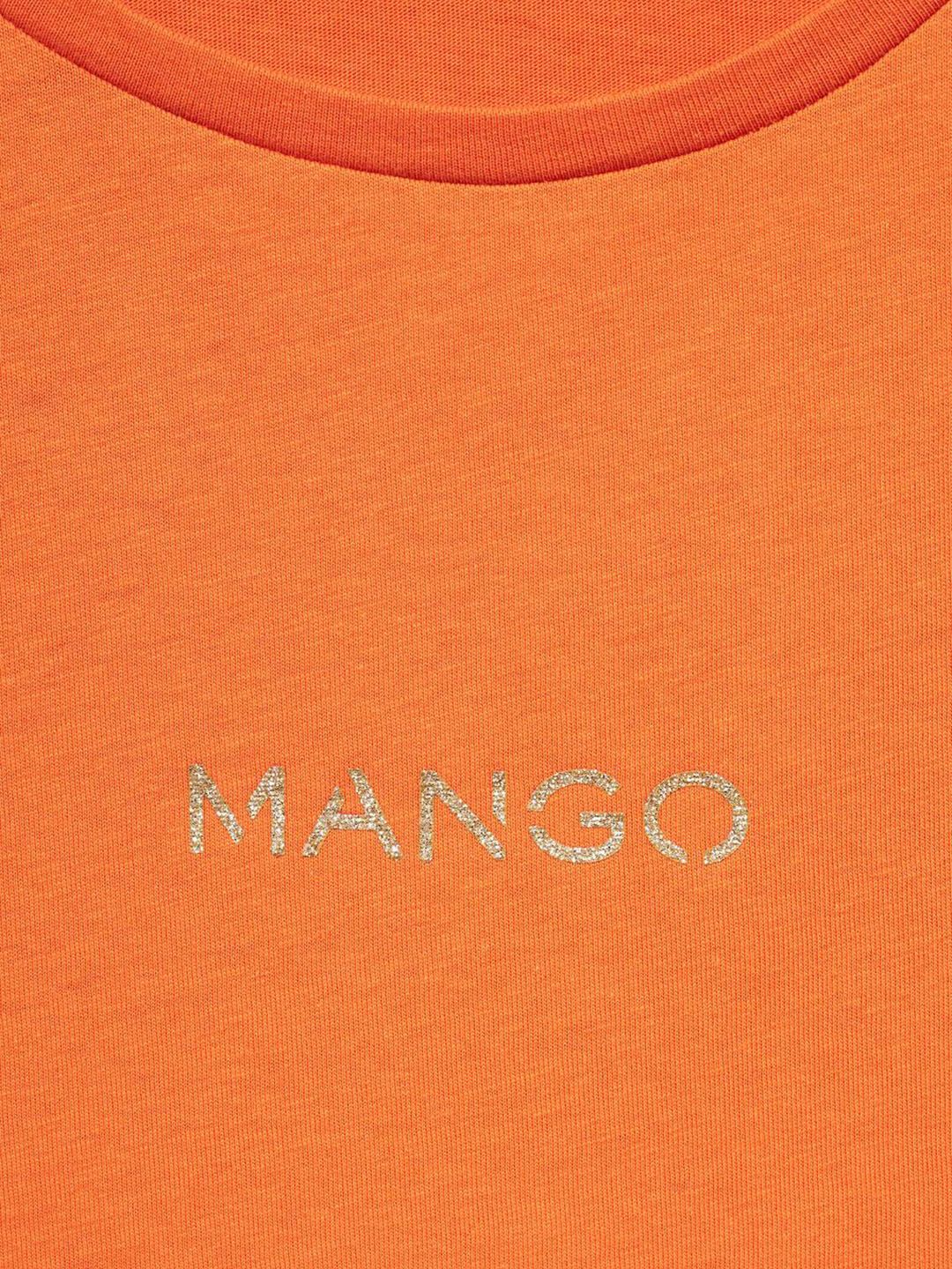 Brand Logo Printed Pure Cotton T-shirt
