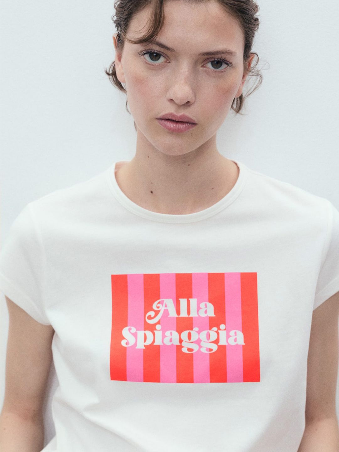 Typography Printed Pure Cotton T-shirt
