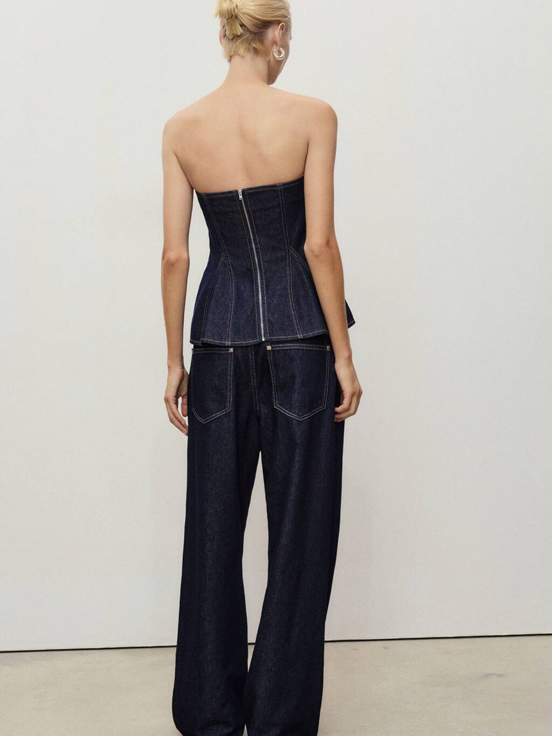 Mid-Rise Pure Cotton Straight Fit Jeans