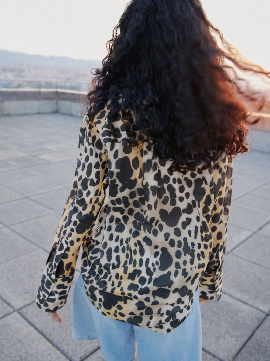 Animal Print Pure Cotton Casual Shirt