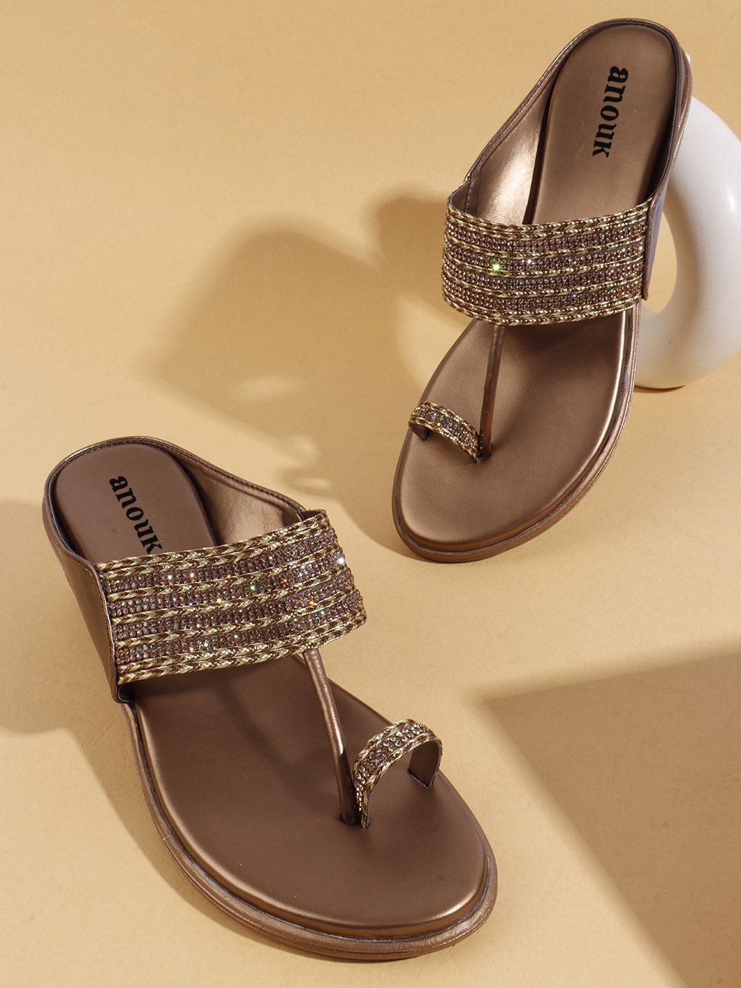 Anouk Anouk Women Embellished Wedge Heel Sandals