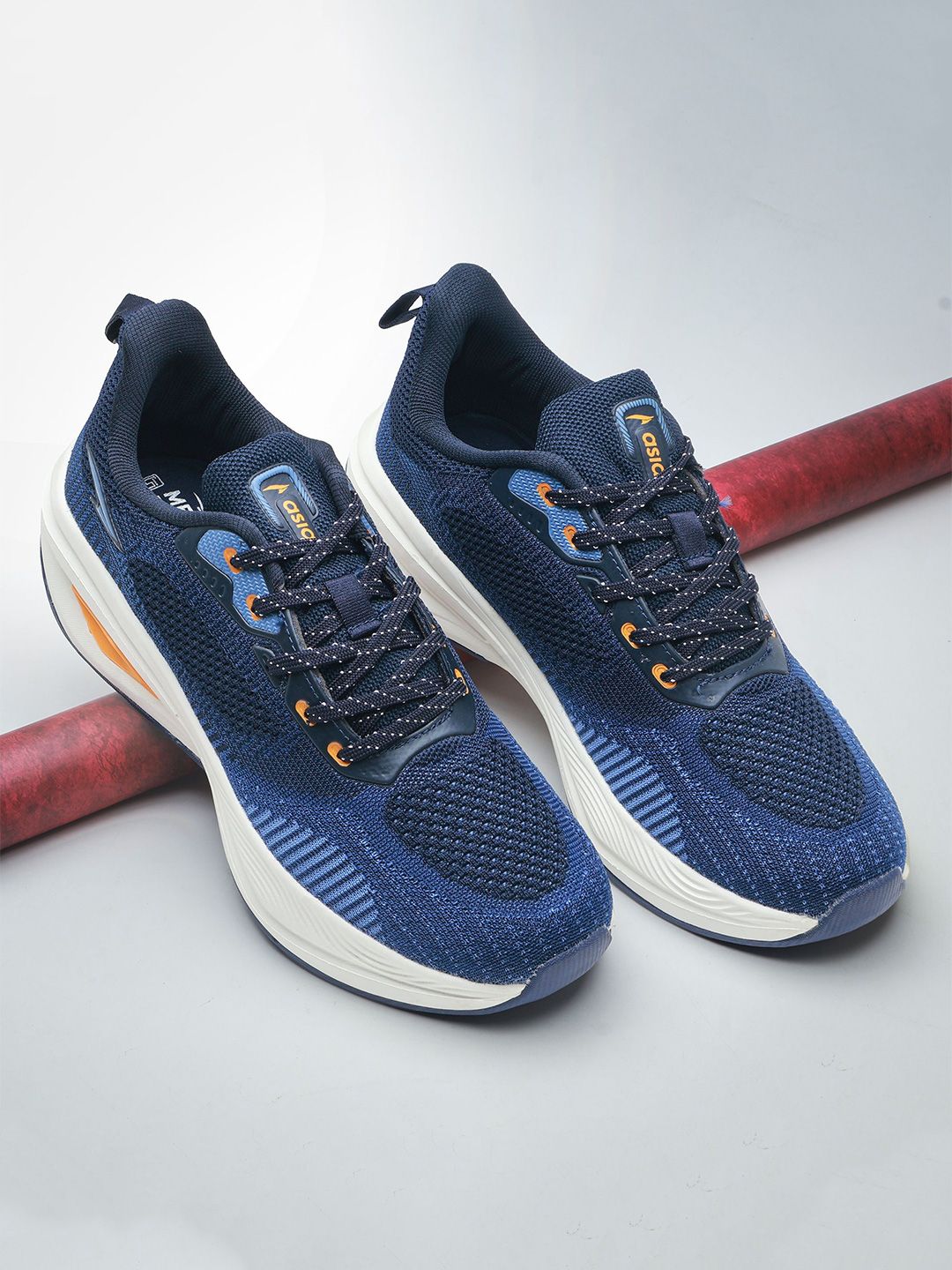 ASIAN Men Textured Lace-Ups Running Shoes